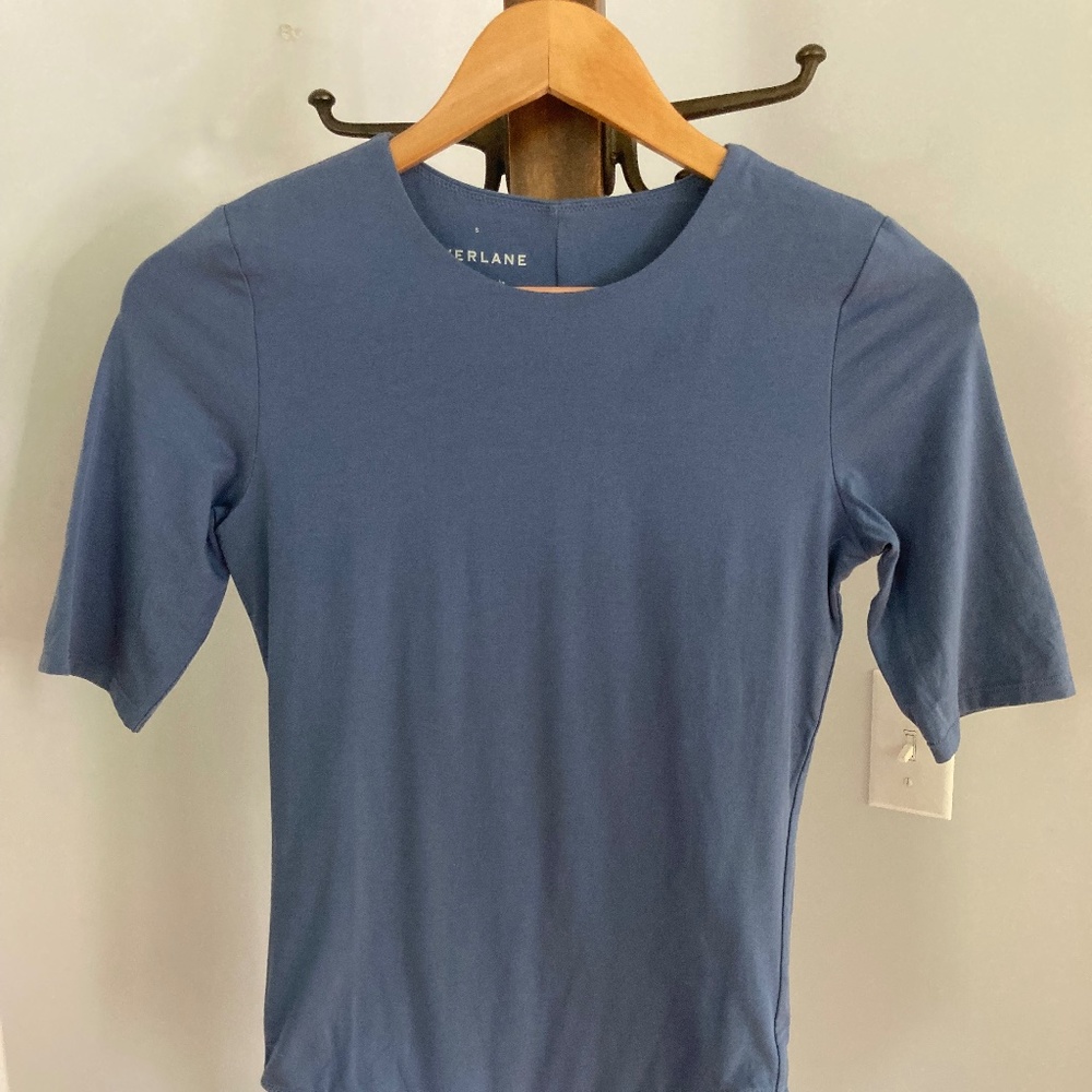 Everyone Short-Sleeve Crew Neck Bodysuit (Bikini)